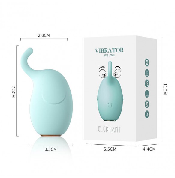 LILO - Cute Funny Elephant Vibrating Egg (Chargeable - Green) LILO - Cute Funny Elephant Vibrating Egg (Chargeable - Green)